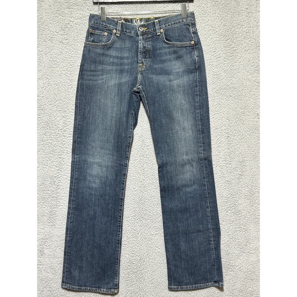 Lucky Brand Easy Rider Womens Jeans ~ 4/27 X 30.5 ~ Stretch Embroidered